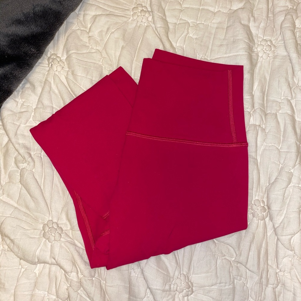 Ruby red align lululemon leggings